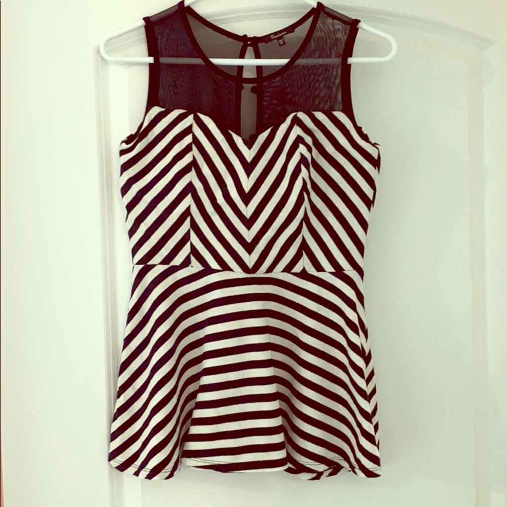 Black and white top